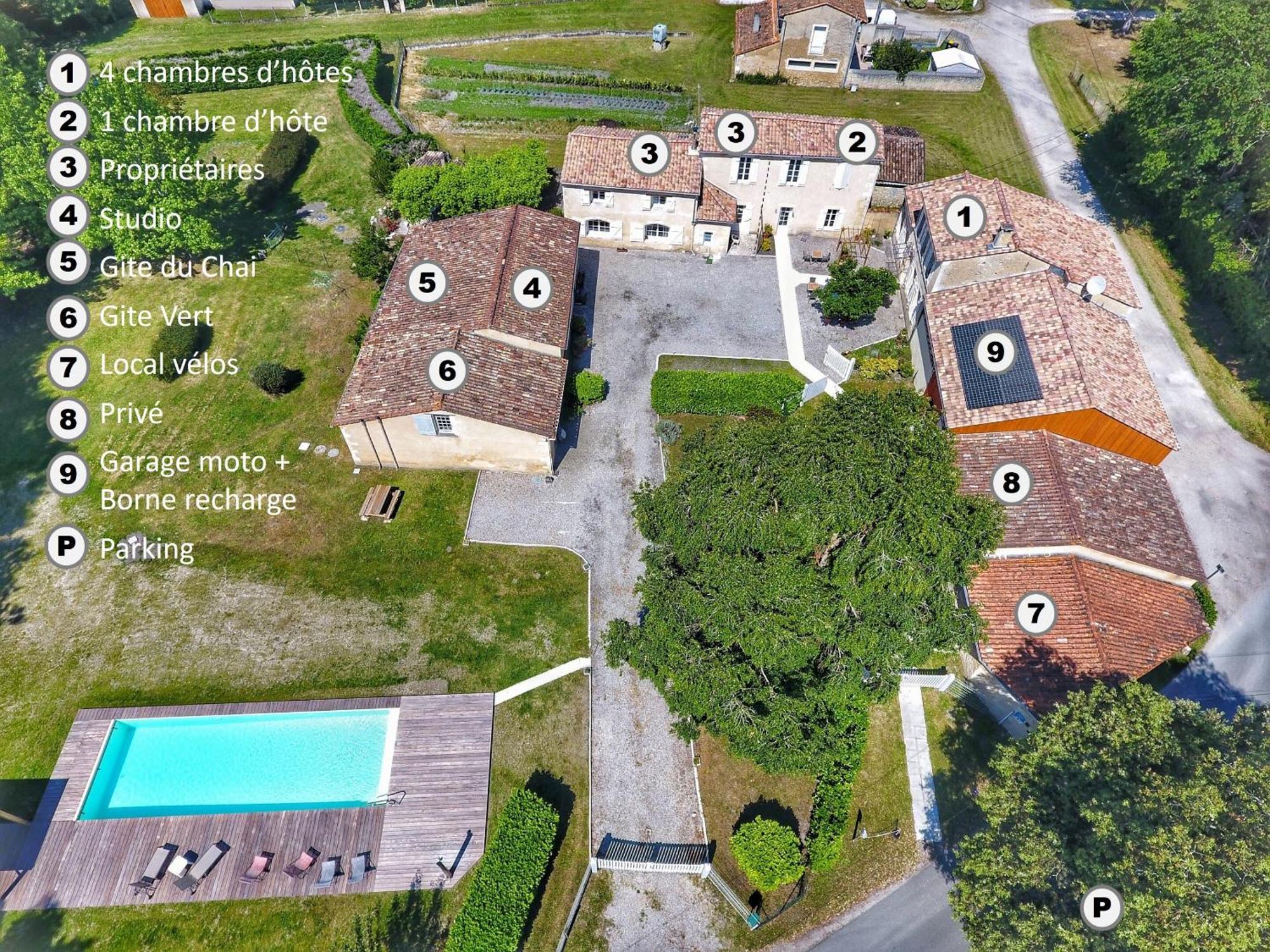 Les Gites Du Domaine De Ludeye Listrac-Médoc Exterior foto